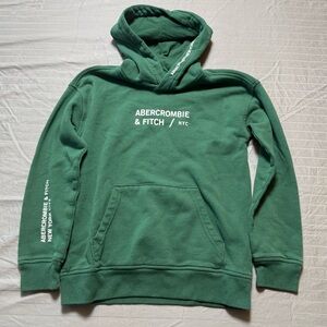Abercrombie And Fitch Youth 9/10 Green Hoodie New York City